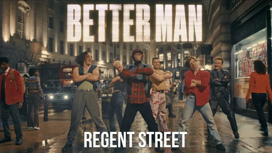 Wideo do filmu Better Man: Niesamowity Robbie Williams — “Regent Street” Official Clip