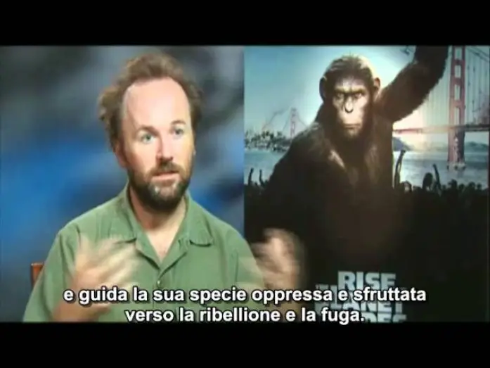 Wideo do filmu Geneza Planety Małp — L'alba del pianeta delle Scimmie videointervista Rupert Wyatt