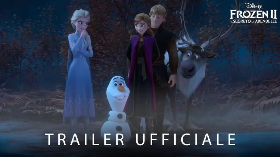 Wideo do filmu Kraina lodu II — Frozen 2 - Il Segreto di Arendelle | Trailer Ufficiale Italiano - dal 27 Novembre al cinema