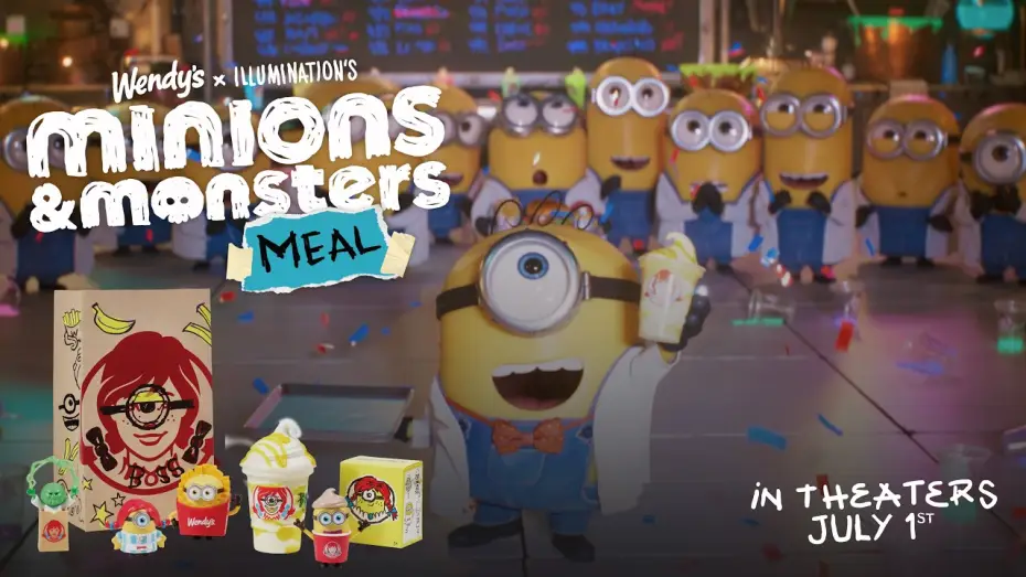 Wideo do filmu Minionki 3 — The Minions & Monsters Meal has landed at Wendy’s