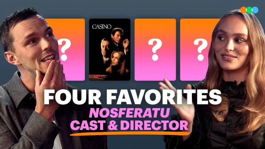 Wideo do filmu Nosferatu — Four Favorites with Robert Eggers, Nicholas Hoult, Lily-Rose Depp, Aaron Taylor-Johnson, Emma Corrin