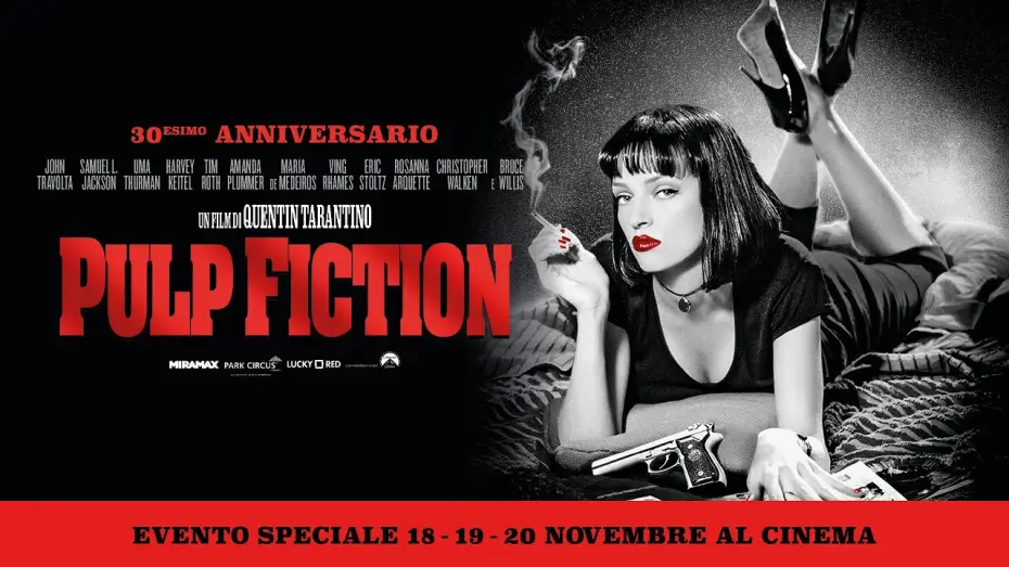 Wideo do filmu Pulp Fiction — PULP FICTION di Quentin Tarantino in versione restaurata | Evento speciale 18-19-20 novembre