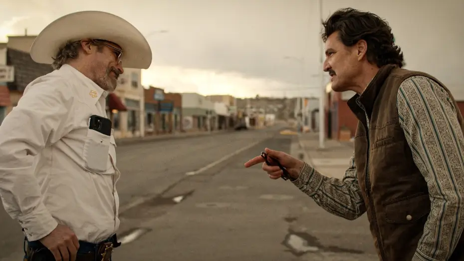 Wideo do filmu Eddington — Pedro Pascal & Joaquin Phoenix Argue Over Election