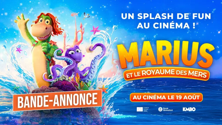 Wideo do filmu Rufus. Potwór morski, który nie umiał pływać — MARIUS ET LE ROYAUME DES MERS | Bande-annonce VF
