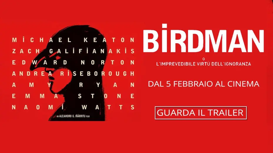 Wideo do filmu Birdman czyli (nieoczekiwane pożytki z niewiedzy) — Birdman - O L'imprevedibile virtù dell'ignoranza | Trailer Ufficiale #3 [HD] | 20th Century Fox