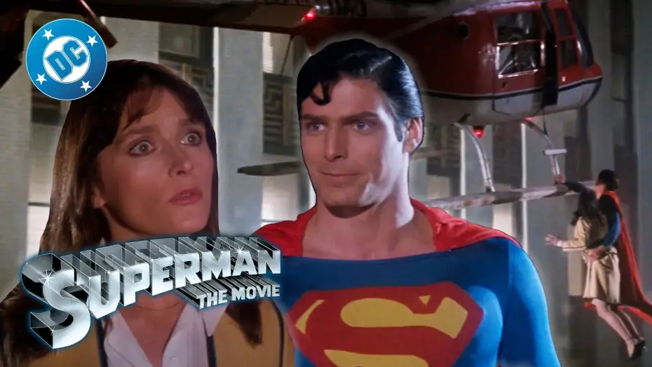 Wideo do filmu Superman — catching a helicopter AND a baddie