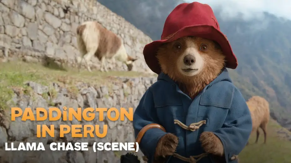 Wideo do filmu Paddington w Peru — Llama Chase (Scene)