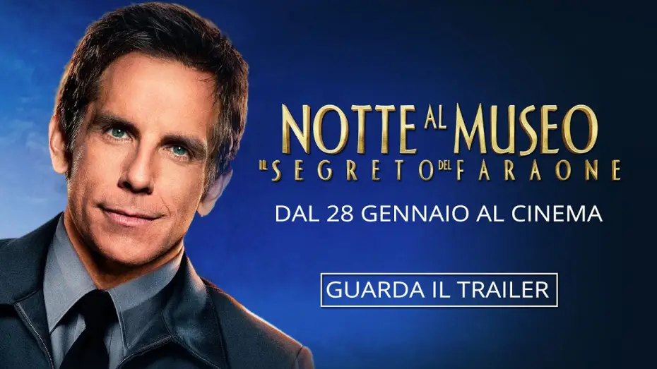 Wideo do filmu Noc w muzeum: Tajemnica grobowca — Notte al museo 3 - Il segreto del faraone | Trailer Ufficiale Italiano | 20th Century Fox