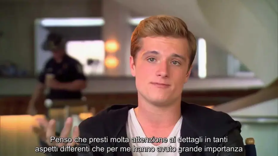 Wideo do filmu Igrzyska śmierci: W pierścieniu ognia — Hunger Games: La Ragazza di Fuoco - Intervista a Josh Hutcherson (sottotitoli in italiano)