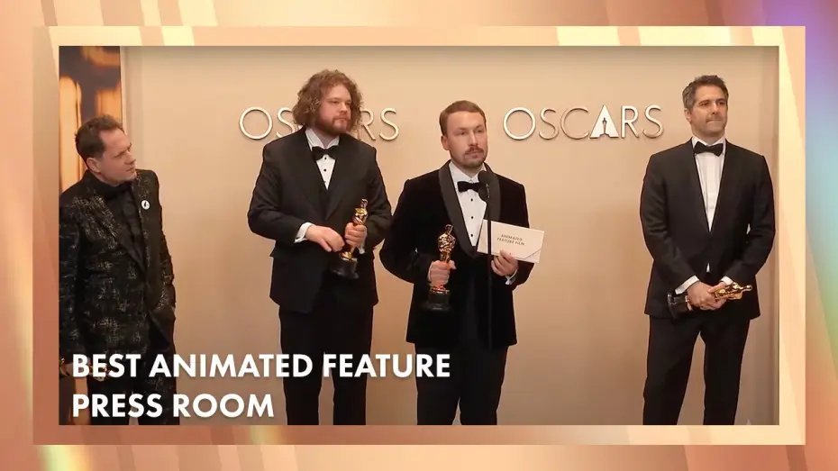 Wideo do filmu Flow — 'Flow' Best Animated Feature Film Press Room Speech | 97th Oscars (2025)