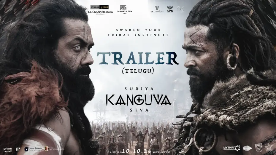 Wideo do filmu కళింగ — Kanguva - Telugu Trailer | Suriya | Bobby Deol | Devi Sri Prasad | Siva | Studio Green |UV Creations