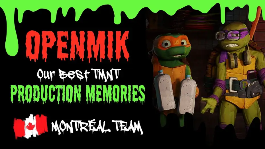 Wideo do filmu Wojownicze żółwie ninja: Zmutowany chaos — #OpenMik - Giving Mutants Life | Production memories 💜