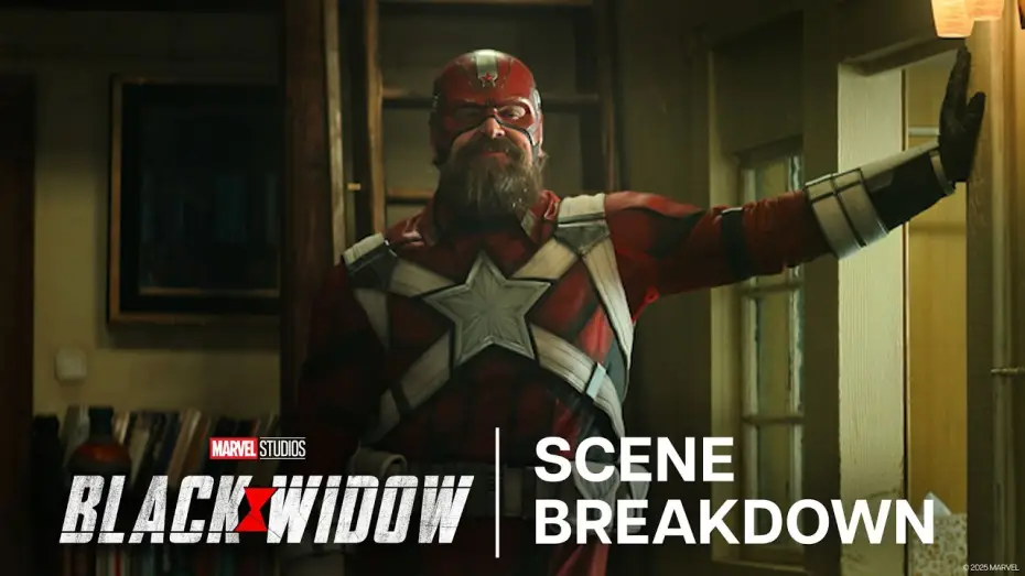 Wideo do filmu Czarna Wdowa — David Harbor as Red Guardian - Behind-the-Scenes Commentary with Casting Director Sarah Halley Finn