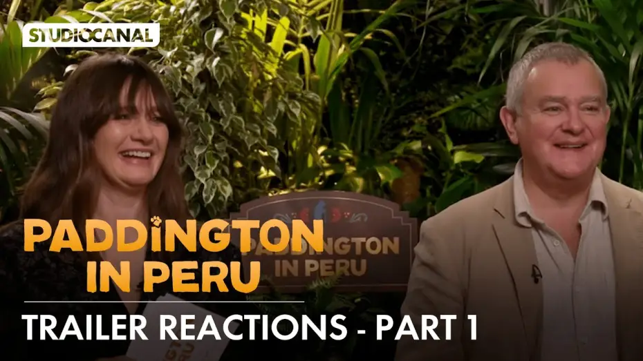 Wideo do filmu Paddington w Peru — Best Paddington Trailer Reactions with Hugh Bonneville and Emily Mortimer (Part 1 )