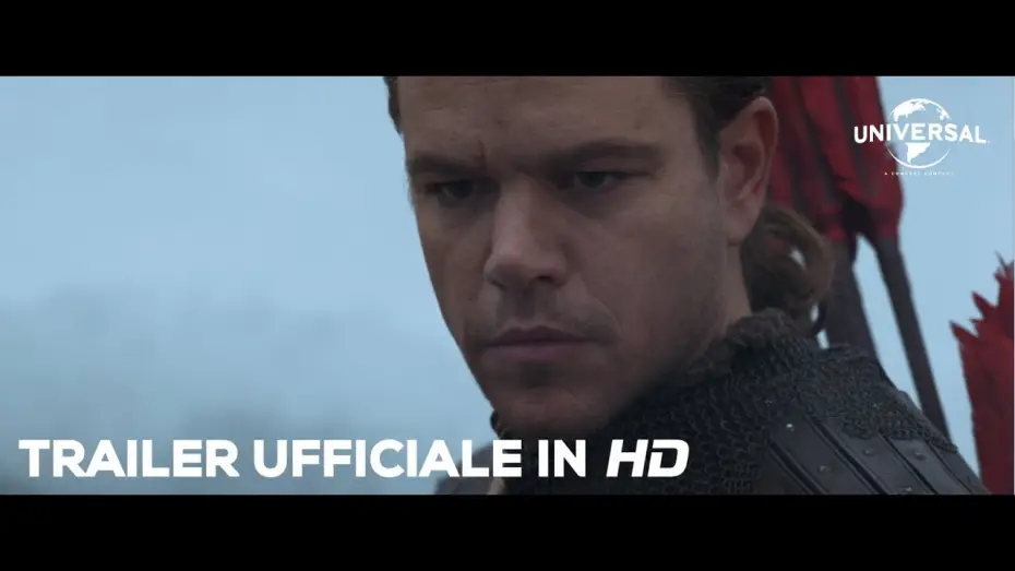 Wideo do filmu Wielki Mur — THE GREAT WALL di Zhang Yimou con Matt Damon - Trailer italiano ufficiale