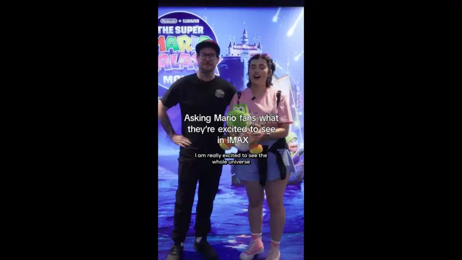 Wideo do filmu Super Mario  Galaxy. Film — Big galaxy, big screen