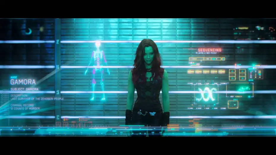 Wideo do filmu Strażnicy Galaktyki — Guardiani della Galassia - Gamora | HD