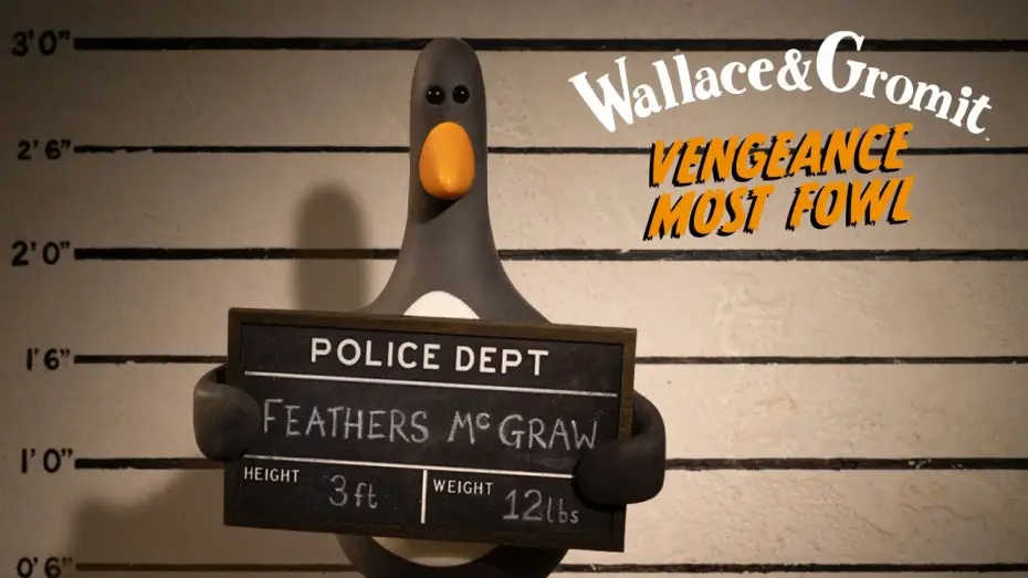 Wideo do filmu Wallace i Gromit: Zemsta pingwina — Feathers McGraw returns in Wallace & Gromit: Vengeance Most Fowl