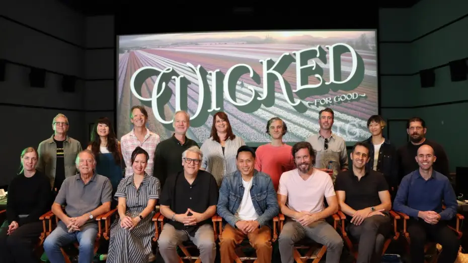 Wideo do filmu Wicked: na dobre — Exclusive Wrap Day Moment with Jon M. Chu | Wicked: For Good Post Sound Celebration
