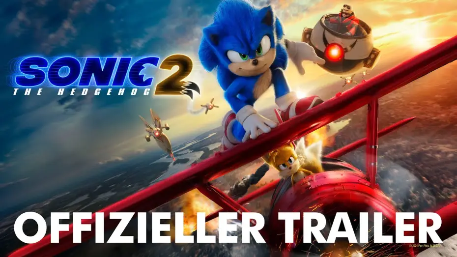 Wideo do filmu Sonic 2. Szybki jak błyskawica — Offizieller Trailer #1