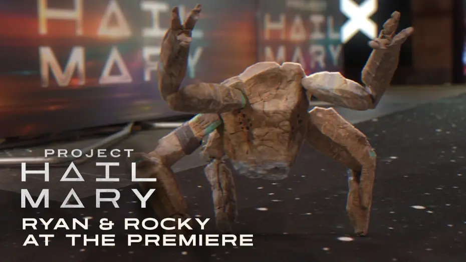 Wideo do filmu Projekt Hail Mary — Ryan & Rocky reunited at the World Premiere of Project Hail Mary
