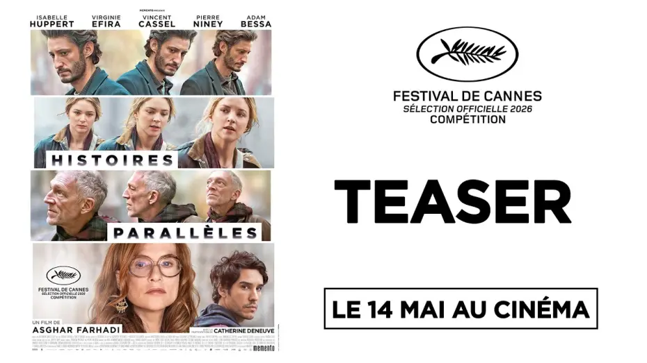 Wideo do filmu Histoires parallèles — HISTOIRES PARALLÈLES de Asghar Farhadi | TEASER | LE 14 MAI 2026