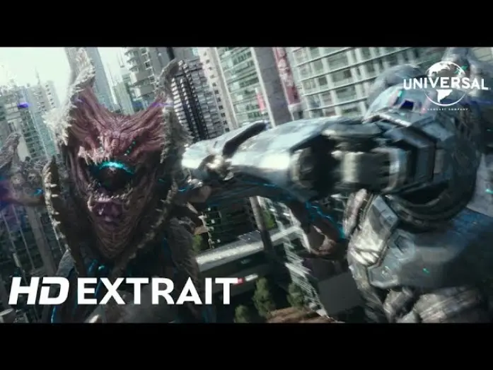 Wideo do filmu Pacific Rim: Rebelia — Pacific Rim Uprising / Extrait 4 "Kaijus vs Jaegers" VF [Au cinéma le 21 Mars]