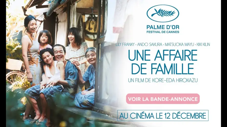 Wideo do filmu Złodziejaszki — UNE AFFAIRE DE FAMILLE - Bande Annonce VOST