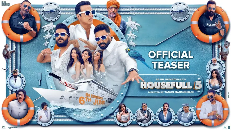 Wideo do filmu हाउसफ़ूल 5 — Housefull 5 | Official Teaser | Sajid Nadiadwala | Tarun Mansukhani | In Cinemas on 6th June 2025