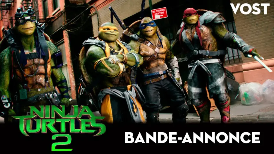Wideo do filmu Wojownicze Żółwie Ninja: Wyjście z cienia — NINJA TURTLES 2 - Bande Annonce VOST