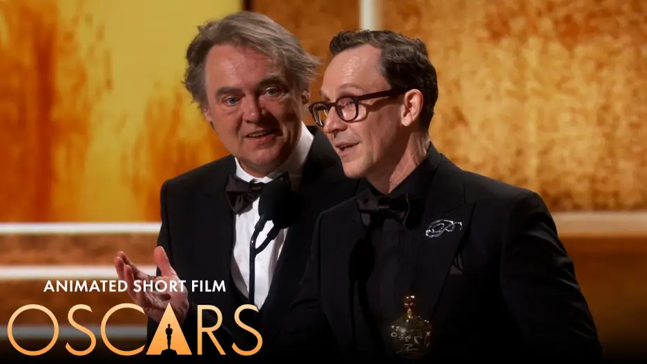 Wideo do filmu La jeune fille qui pleurait des perles — 'The Girl Who Cried Pearls' Wins Best Animated Short Film | 98th Oscars Speech (2026)