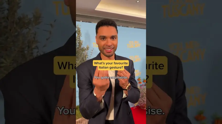 Wideo do filmu You, Me & Tuscany — Regé's charisma is unmatched...