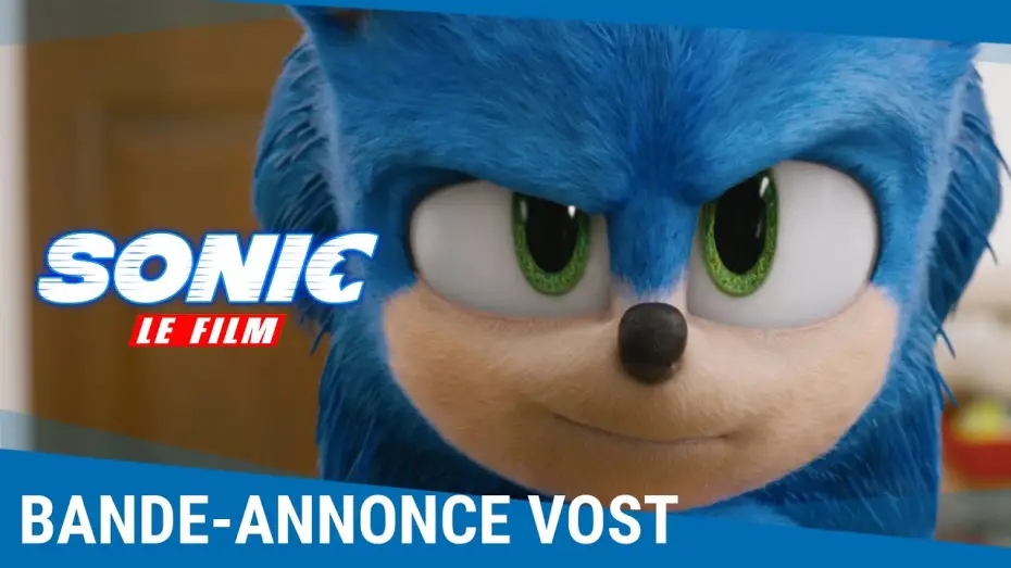 Wideo do filmu Sonic. Szybki jak błyskawica — SONIC LE FILM - Bande Annonce [VOST]