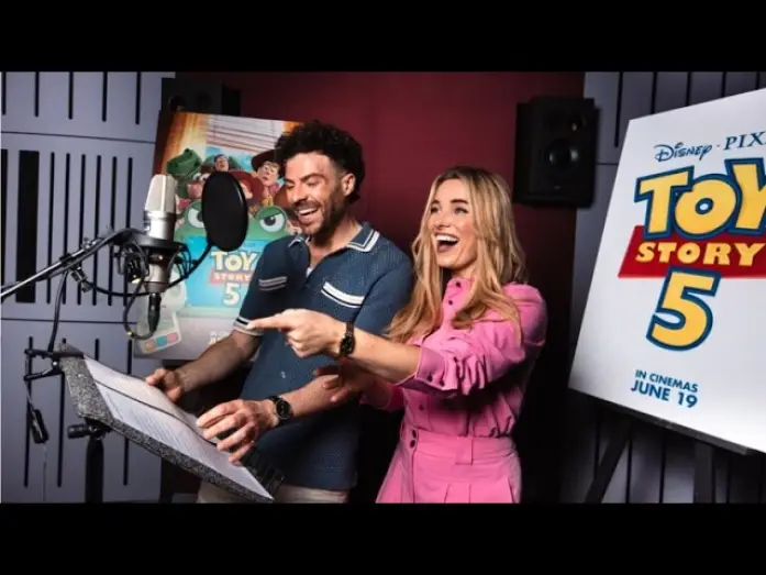 Wideo do filmu Toy Story 5 — Childhood Dream Unlocked! Jordan North & Sian Welby Record their Lines for Toy Story 5