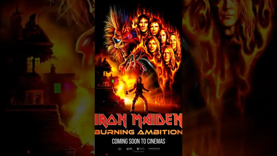Wideo do filmu Iron Maiden: Burning Ambition — IRON MAIDEN: BURNING AMBITION! Releasing exclusively in cinemas from May 7. ironmaidenfilm.com