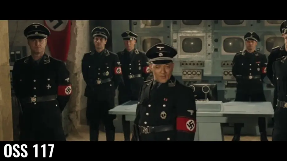 Wideo do filmu OSS 117 - Kair, gniazdo szpiegów — OSS 117 - Le Caire nid d'espion - Scène culte - Tu te tais !