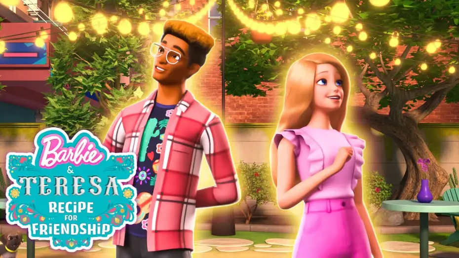 Wideo do filmu Barbie & Teresa: Recipe for Friendship — Clip - Barbie helps decorate the restaurant!