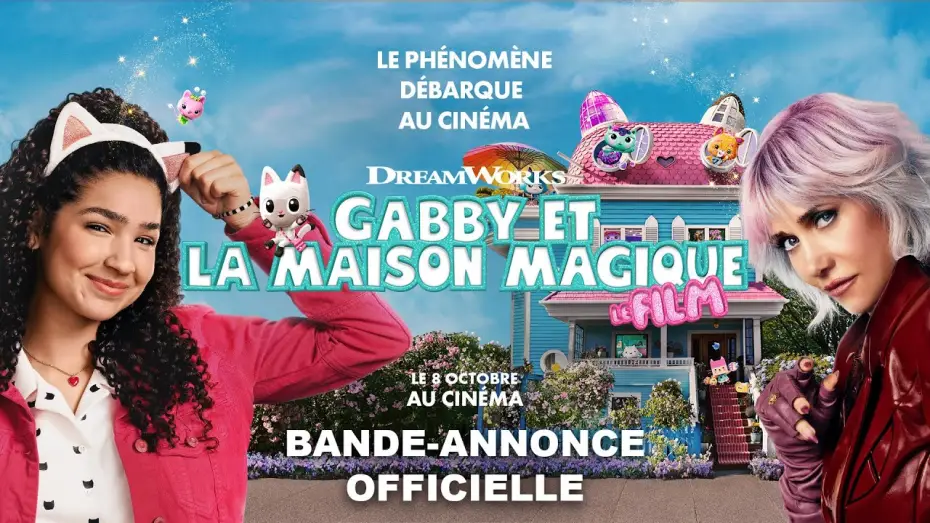 Wideo do filmu Koci domek Gabi: Film — Gabby et la Maison magique - Le Film - Bande-annonce officielle VOST [Au cinéma le 8 octobre]