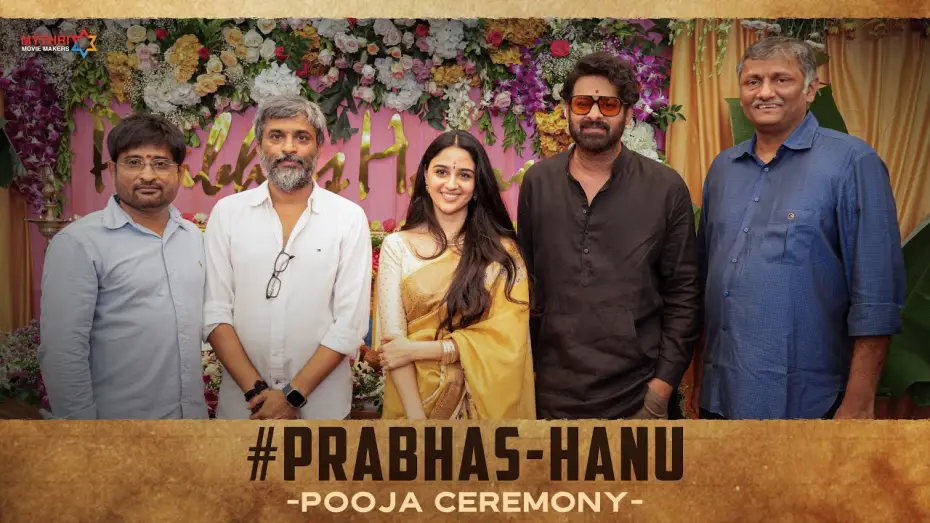 Wideo do filmu ఫౌజి — #PrabhasHanu Pooja Ceremony | Prabhas | Hanu Raghavapudi | Imanvi | Vishal Chandrashekhar | MMM