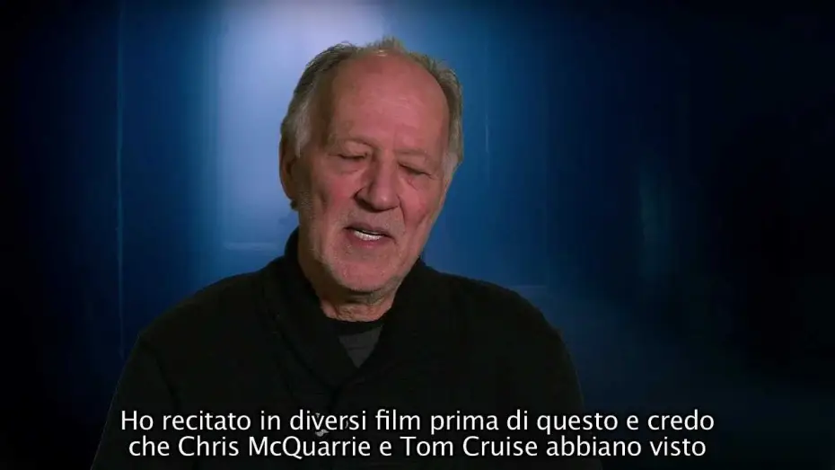 Wideo do filmu Jack Reacher: Jednym strzałem — Jack Reacher - La prova decisiva | Intervista a Werner Herzog (sottotitoli in italiano)