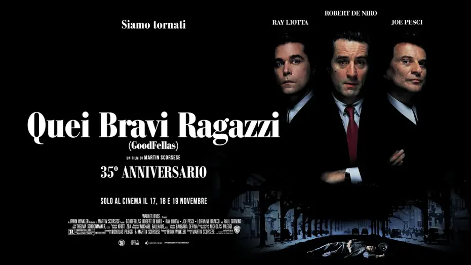 Wideo do filmu Chłopcy z ferajny — QUEI BRAVI RAGAZZI - Al cinema dal 17 al 19 novembre - TRAILER