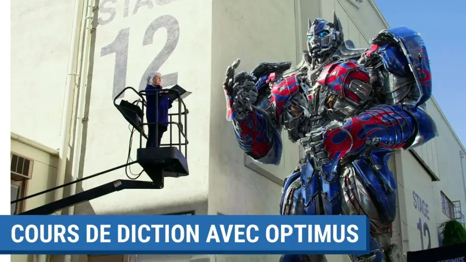 Wideo do filmu Transformers. Ostatni rycerz — TRANSFORMERS : THE LAST KNIGHT - Cours de diction (VF)