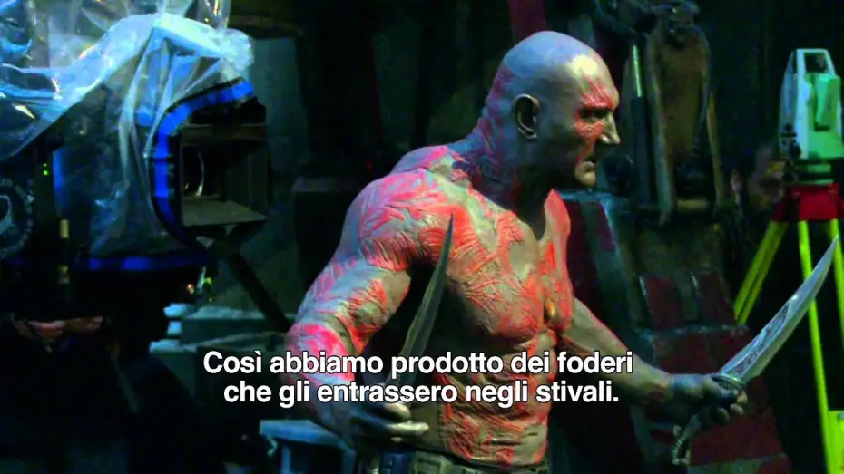 Wideo do filmu Strażnicy Galaktyki — Guardiani della Galassia -- Dando forma ai Guardiani - Featurette | HD