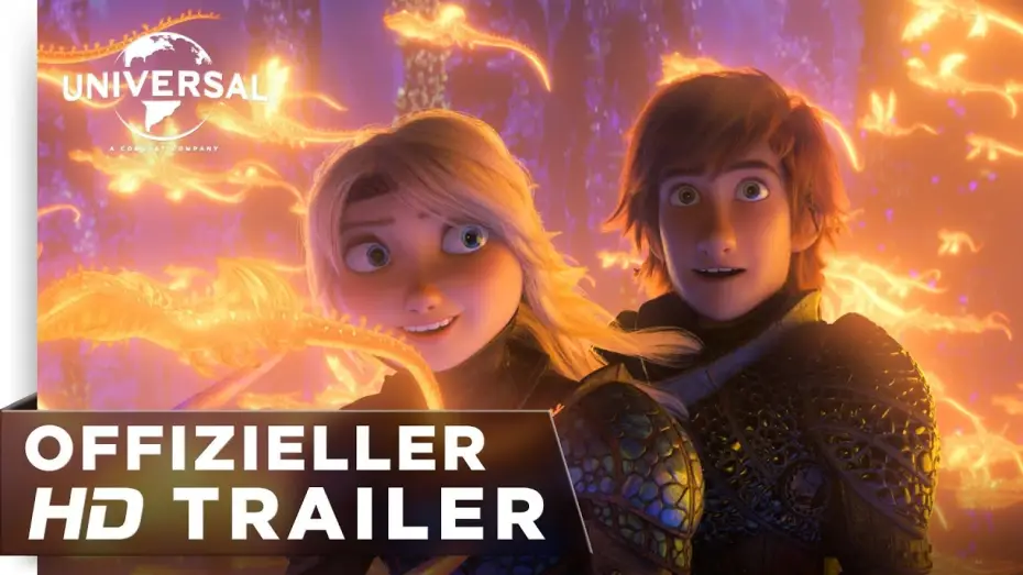 Wideo do filmu Jak wytresować smoka 3 — Drachenzähmen leicht gemacht 3: Die geheime Welt - Trailer deutsch/german HD