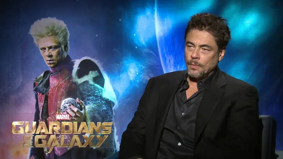 Wideo do filmu Strażnicy Galaktyki — Benicio Del Toro Interview