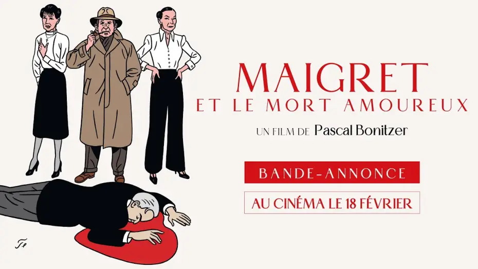 Wideo do filmu Maigret et le mort amoureux — MAIGRET ET LE MORT AMOUREUX de Pascal Bonitzer - Bande-annonce - au cinéma le 18 février 2026