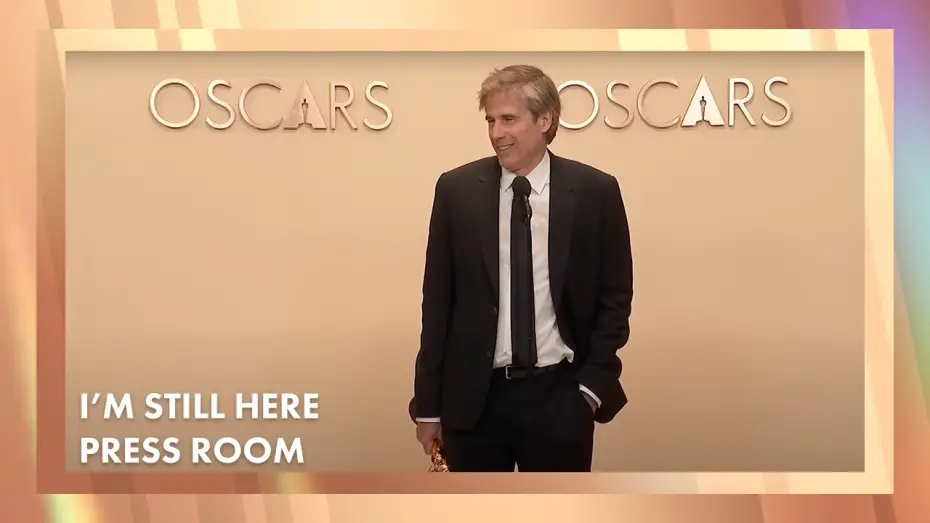 Wideo do filmu I'm Still Here — 'I'm Still Here' Best International Feature Film Press Room Speech | 97th Oscars (2025)
