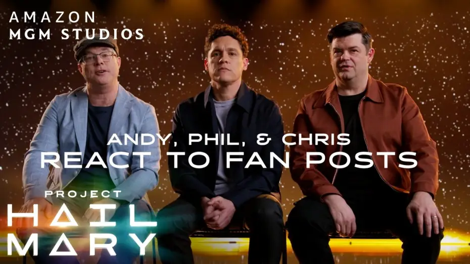 Wideo do filmu Projekt Hail Mary — Andy Weir, Phil Lord & Christopher Miller React to Fan Posts