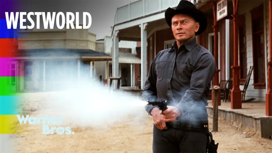 Wideo do filmu Świat Dzikiego Zachodu — Gunslinger Robot Shoots Westworld Guests