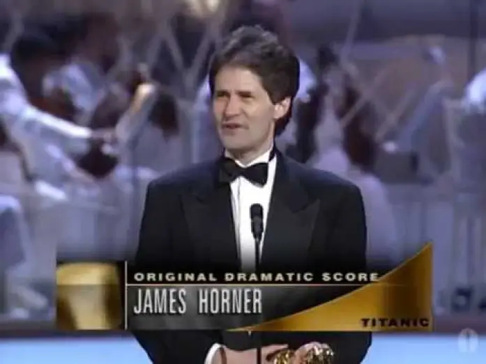 Wideo do filmu Titanic — Titanic Wins Original Dramatic Score and Original Song: 1998 Oscars
